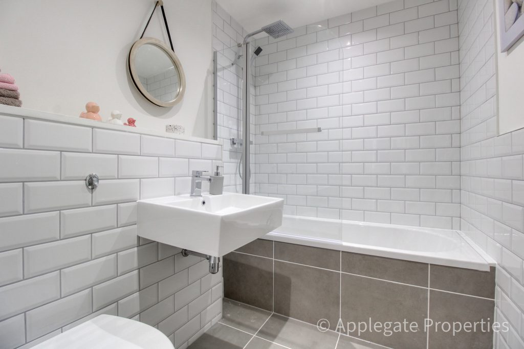 green lane mill conversion completes master bathroom